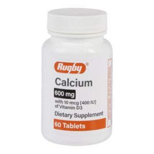 CALCIUM+VITAMIN D3, TAB 600MG+10MCG (60/BT)