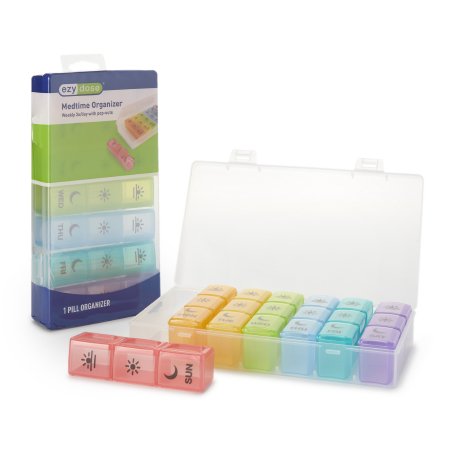 PLANNER, PILL EZY DOSE WEEKLY 3XDAY RAINBOW (3/PK)