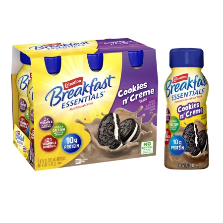 CARNATION, RTD BREAKFAST COOKIES CREME ORIG 8OZ (24/CS)