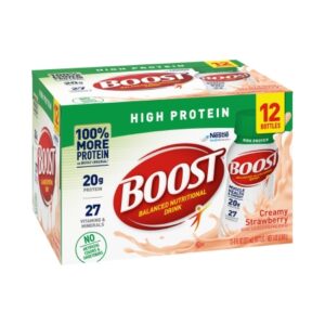 BOOST, HI PROTEIN CREAMY STRWBRY 8OZ (12/PK 2P/KCS)