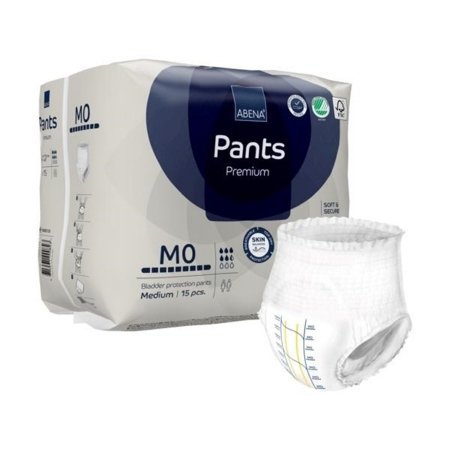UNDERWEAR, INCONT ABENA PROT PERM M0 MED (15/PK 6PK/CS)