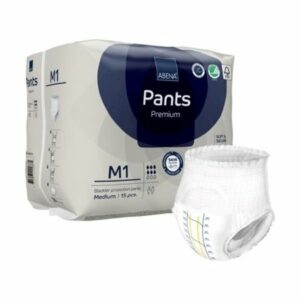 UNDERWEAR, INCONT ABENA PROT PREM M1 MED (15/PK 6PK/CS)