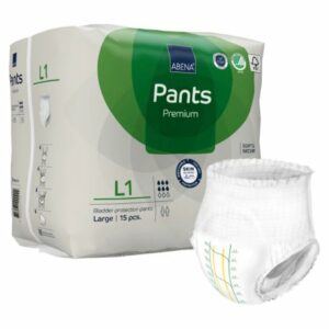 UNDERWEAR, INCONT ABENA PROT PREM L1 LG (15/PK 6PK/CS)