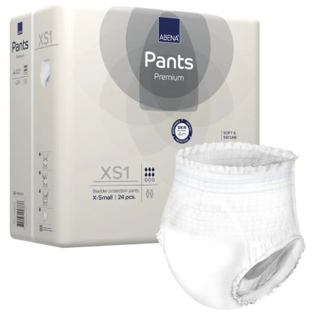 UNDERWEAR, INCONT ABENA PROT PREM XS1 XSM (24/PK 4PK/CS)