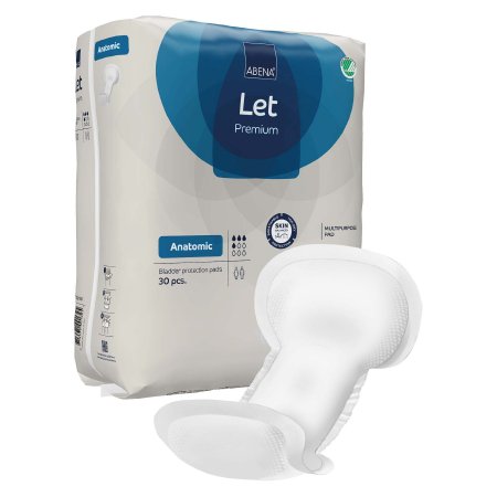PAD, INCONT ABENA LET PREM BOOSTER ANATOMIC (30/PK 9PK/CS)