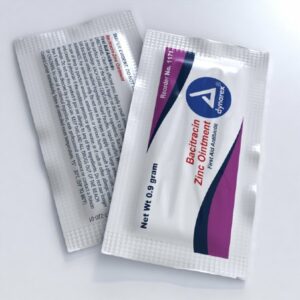 BACITRACIN+ZINC, OINT FOIL PK TS 9GM (144/BX 12BX/CS)