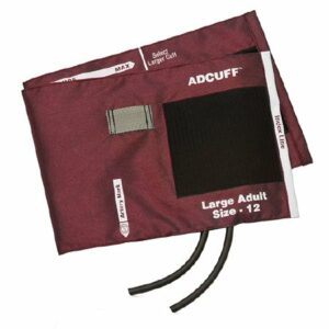 BP CUFF & BLADDER LGADLT 2TB  NYLON BURGUNDY LTXFR