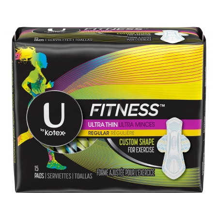 PAD, KOTEX U THIN W/WINGS HEAVY ABSRB 13"X8" (13/BG 8BG/CS)