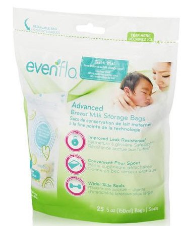 BAG, STORAGE BREAST MILK CLR PLAS 5OZ (25/CT 12CT/CS)