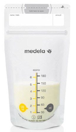 BAG, STORAGE BREAST MILK PRE-SEALED 6OZ (50/PK 12PK/CS)