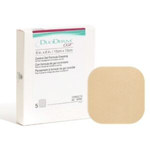 DRESSING, DUODERM STR 6"X6" (5/BX)
