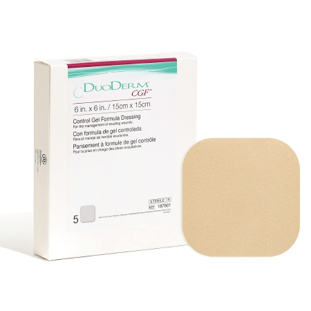 DRESSING, DUODERM STR 6"X6" (5/BX)