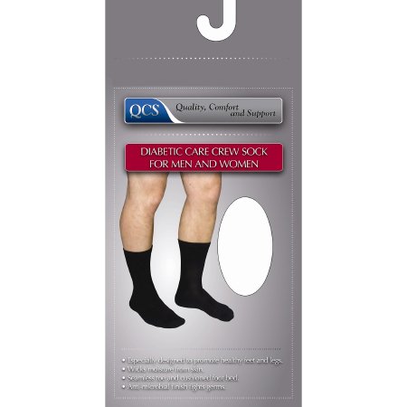 SOCKS, CREW UNSX MED BLK