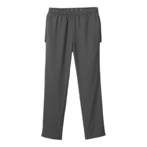 PANTS, GABARDINE OPEN BACK WMNS PEWTER MED