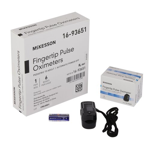 OXIMETER, PULSE FINGER (6/CS)